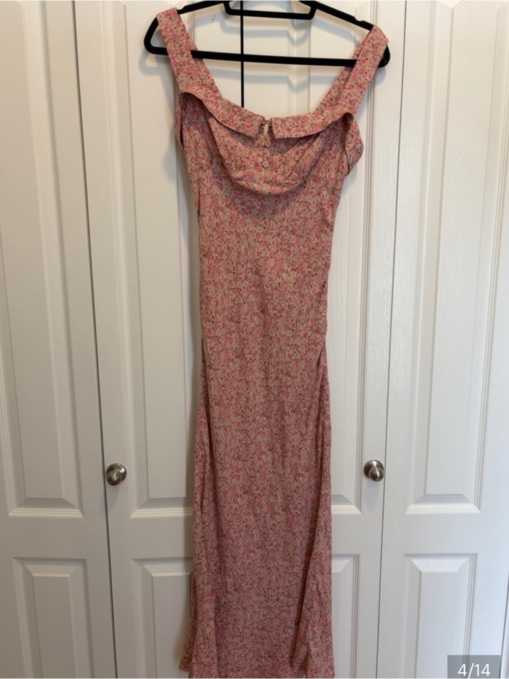 Reformation Tancy Dress Floral Rose Pink Maxi Dress 2 NWT - Picture 3 of 6